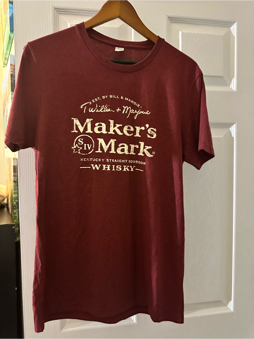 Men's Burgundy Logo T-Shirt